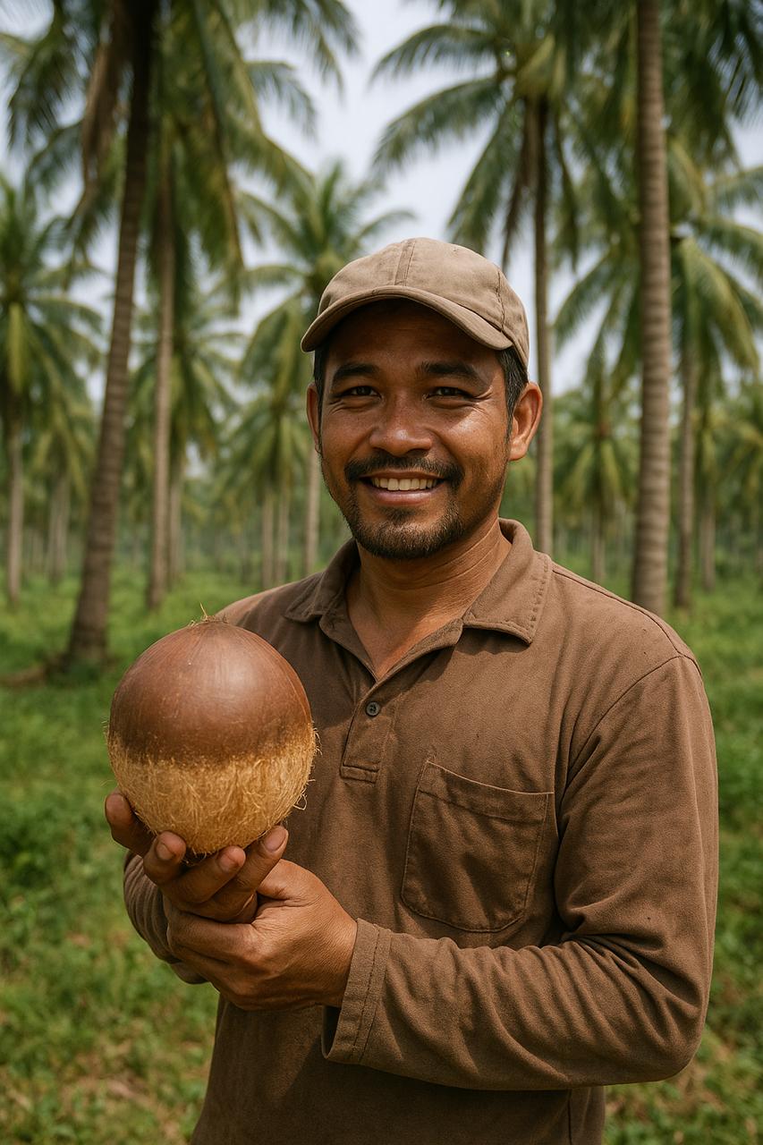 Kelapa Setengah Sabut